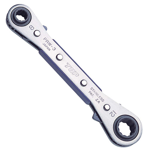 Top Kogyo Plate Ratchet Wrench 4 Sizes 8x10mm 12x13mm Thin Type Japan Made-Kiichin - The #1 Place for Japanese Goods in Your Hand!