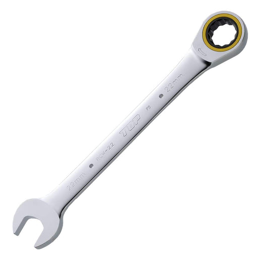 Top Kogyo Ratchet Combi Wrench 22mm 5° Feed Angle Safety Cord Compatible-Kiichin - The #1 Place for Japanese Goods in Your Hand!