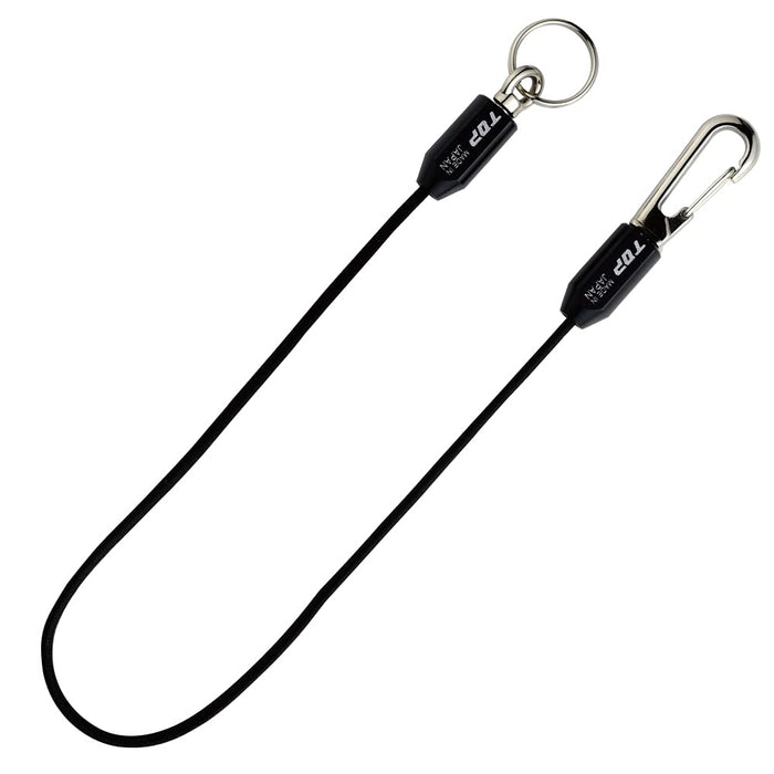 Top Kogyo Slim Rubber Safety Cord Black SFC-250BK Made in Japan-Kiichin - The #1 Place for Japanese Goods in Your Hand!