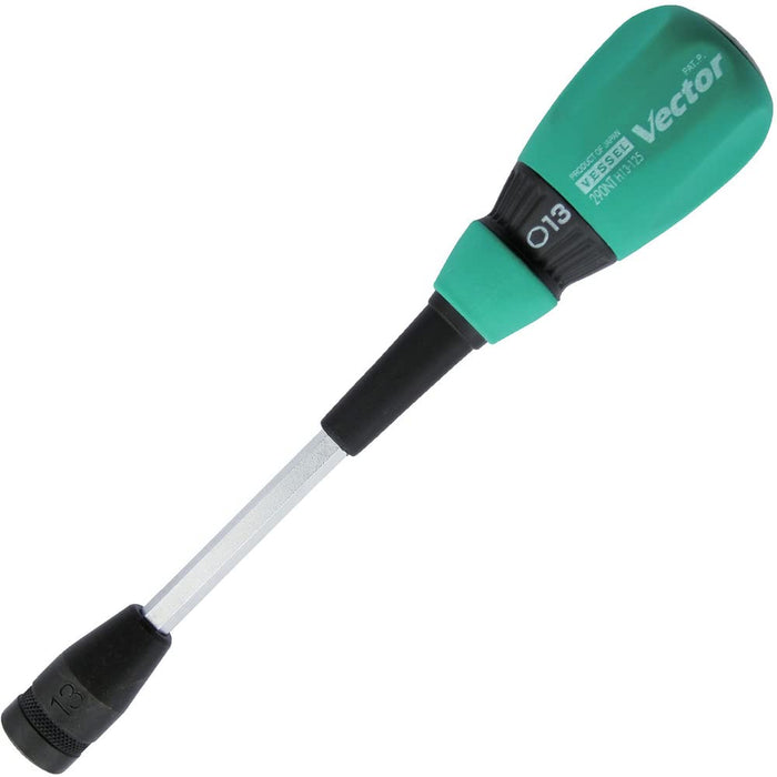 Vessel Vector B-290Nt 13Mm Flat Width Nut Driver - Premium Tool by Vessel-Kiichin - The #1 Place for Japanese Goods in Your Hand!