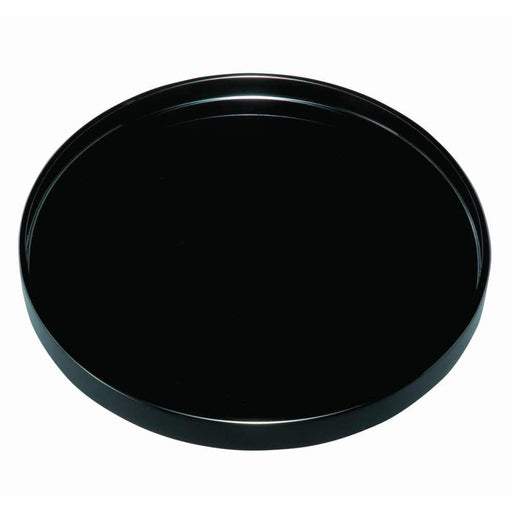Yamaya Lacquerware Shop Black Round Tray 24cm Premium Finish-Kiichin - The #1 Place for Japanese Goods in Your Hand!