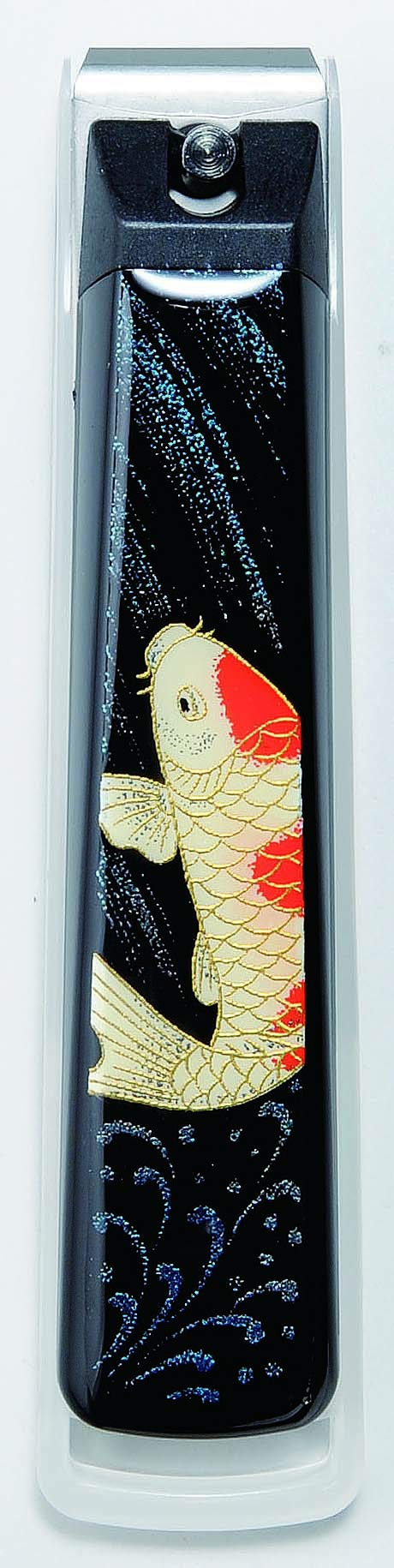 Long-Established Lacquerware Store Yamagado Makie Lacquer Nail Clipper Koi Design-Kiichin - The #1 Place for Japanese Goods in Your Hand!
