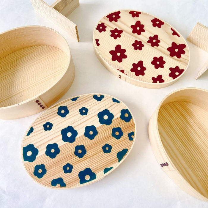 Yamaya Lacquerware Shop Yamaga Shikkiten Navy Ohana Magewappa Lunch Box Japan-Kiichin - The #1 Place for Japanese Goods in Your Hand!