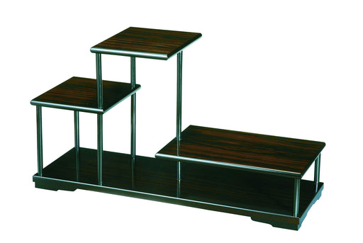 Yamaya Lacquerware Shop Wooden 3-Tier Ebony Flower Stand for Home Decor-Kiichin - The #1 Place for Japanese Goods in Your Hand!