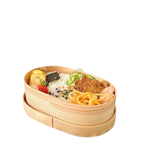 Yamaya Lacquerware Kids' 350ml Japanese Cedar Lunch Box - Safe for School-Kiichin - The #1 Place for Japanese Goods in Your Hand!