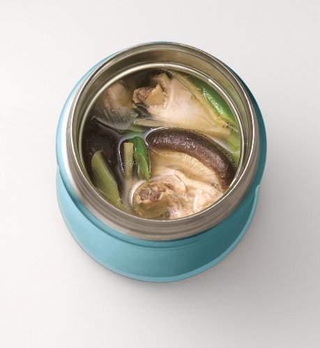 Zojirushi Aqua Blue 25 Oz Stainless Steel Food Jar 0.75L Capacity-Kiichin - The #1 Place for Japanese Goods in Your Hand!