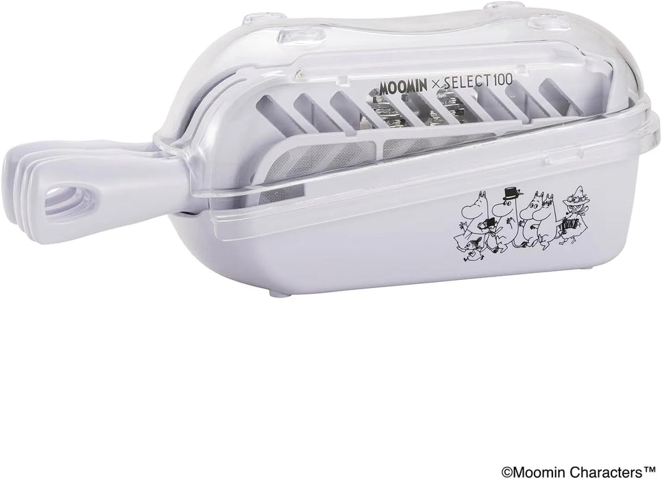 KAI Moomin Cooker Set Slicer Shredder Grater Dishwasher Safe White
