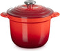 Le Creuset Cast Enameled Two-Handed Cocotte Pot 18 Cherry Red Oven Safe Le Creuset