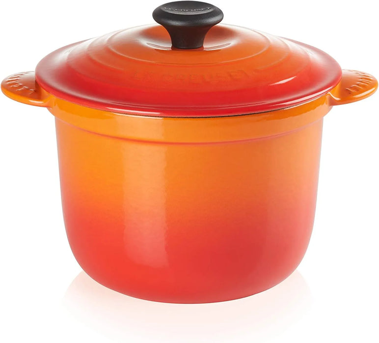 Le Creuset Cast Enameled Two-Handed Cocotte Pot 18 Cherry Red Oven Safe Le Creuset - Orange 20cm
 - 0024147302056