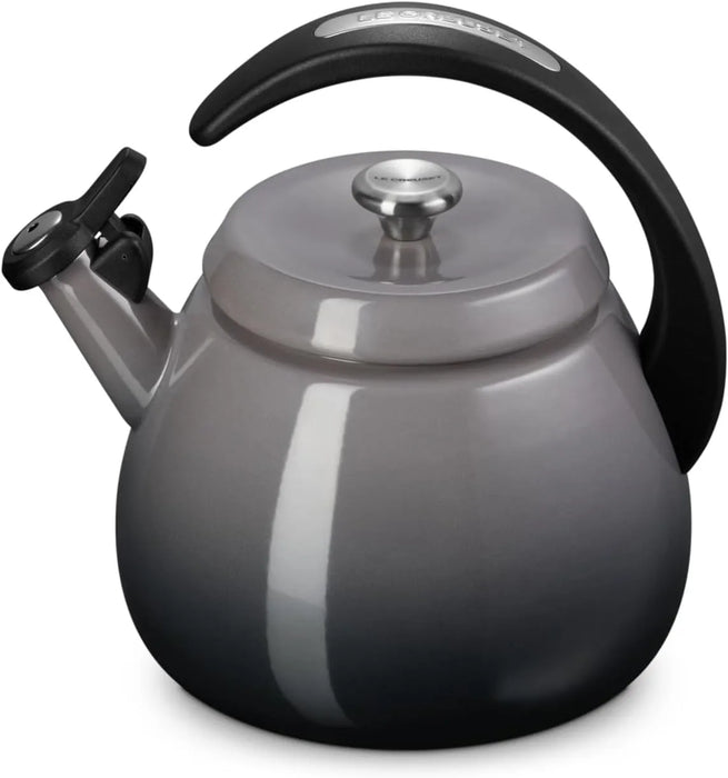 Le Creuset Crochet Kettle 0.7 Gal Flint Gas and Induction Compatible Le Creuset