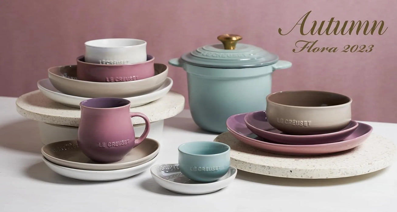 Le Creuset Flora Ball 19.7 fl oz Mauve Pink Heat and Cold Resistant Le Creuset