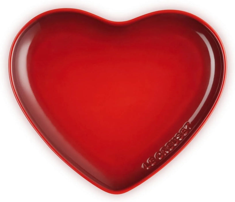 Le Creuset Sphere Heart Plate 9.1 Inch Shell Pink Heat and Cold Resistant Le Creuset - Red
 - 0630870338066