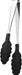 Nagao Tsubame-Sanjo Professional Nylon and Stainless Steel Cooking Tongs