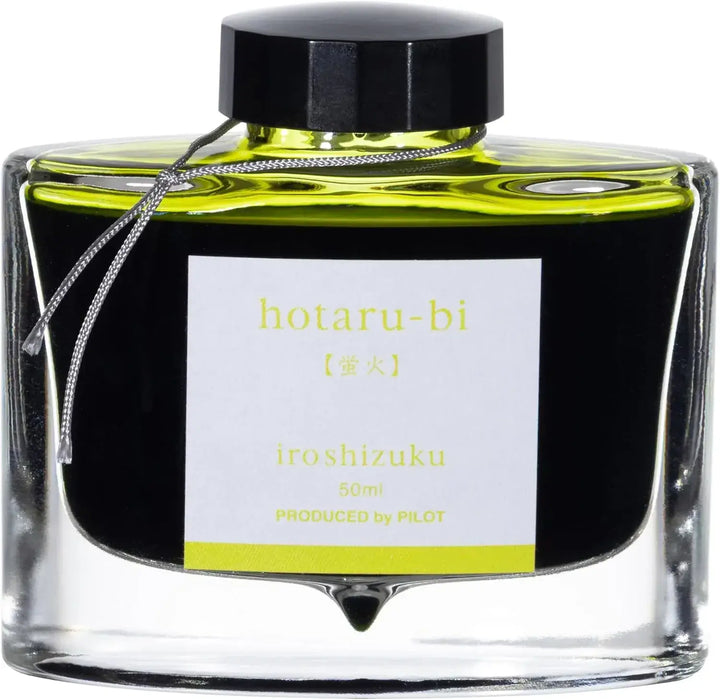 Pilot Iroshizuku Rokka Ink Fountain Pen Ink - Firefly - 4902505636035