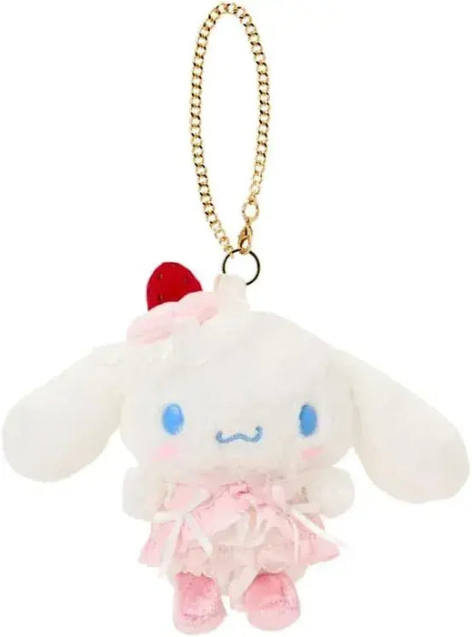 Sanrio Cinnamon Roll Strawberry Whipped Cake Mug - Cinnamoroll Mascot Bag Charm - 4550624224871