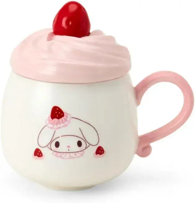 Sanrio Cinnamon Roll Strawberry Whipped Cake Mug - My Melody - 4550624284219