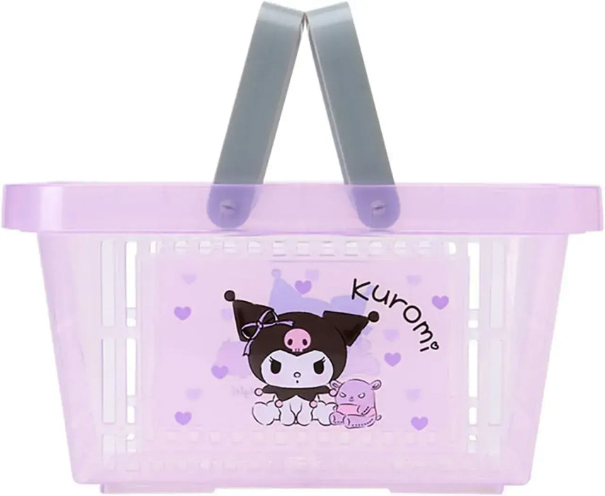 Sanrio Hello Kitty Basket Storage Organizer - Chrome - 4550624113137
