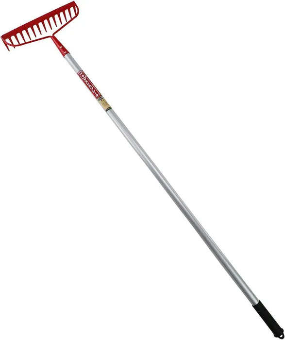 Senkichi American Rake Wooden Handle Garden Tool - 14 Prongs - 4977292638302