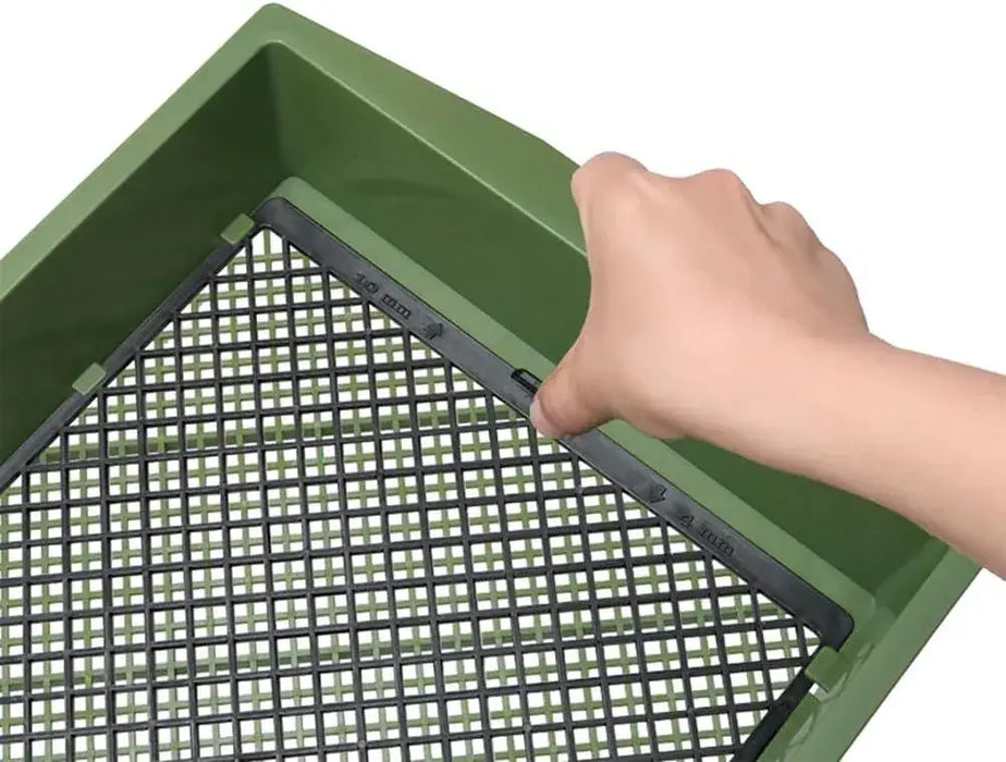 Senkichi Plastic Sieve with Adjustable Mesh Size Mesh Strainer