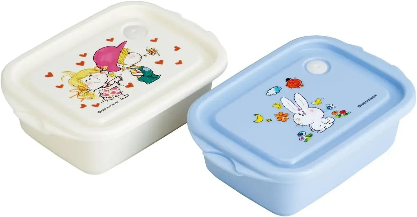 Skater SIJ3-A Bento Box Sealing Storage Container Dishwasher Safe - Multi-pack - 4973307732423