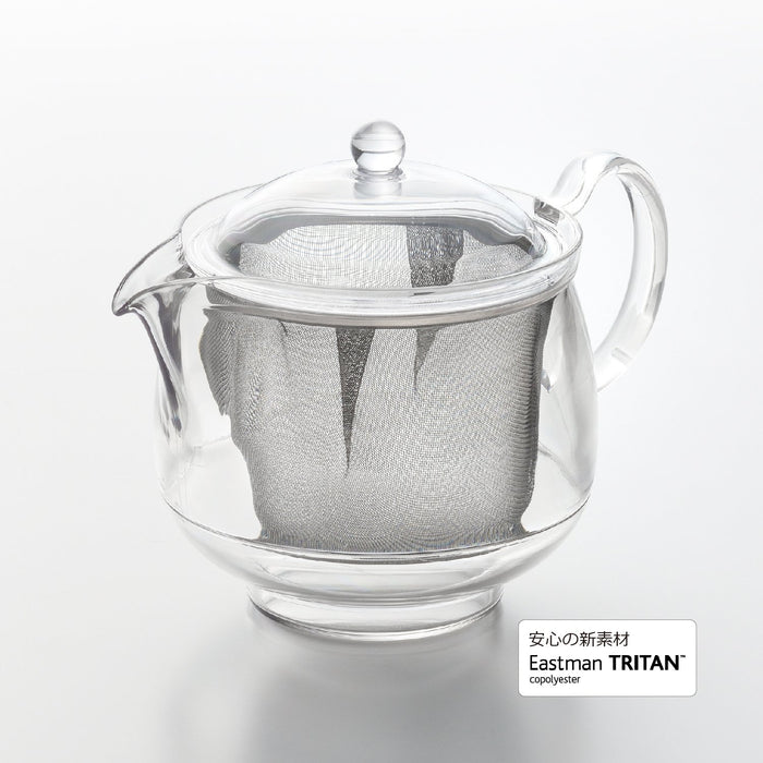 Akebono Sangyo Teapot 730ml Tritan Resin Clear Steel Mesh TW-3723 Japan-Kiichin - The #1 Place for Japanese Goods in Your Hand!