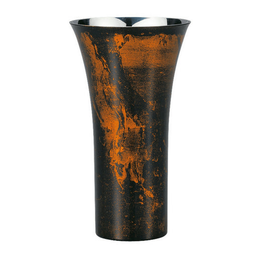 Asahi Japan Yamanaka Urushi Lacquered Steel Beer Glass 380Ml Black - Stylish and Durable Drinkware-Kiichin - The #1 Place for Japanese Goods in Your Hand!