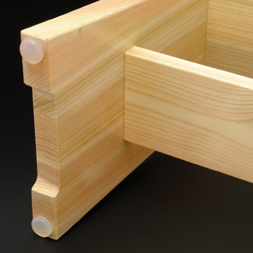 Daiwa Industry Hinoki Bath Chair - Japan Made, Mildew Resistant, Water Repellent, 24cm Wide-Kiichin - The #1 Place for Japanese Goods in Your Hand!