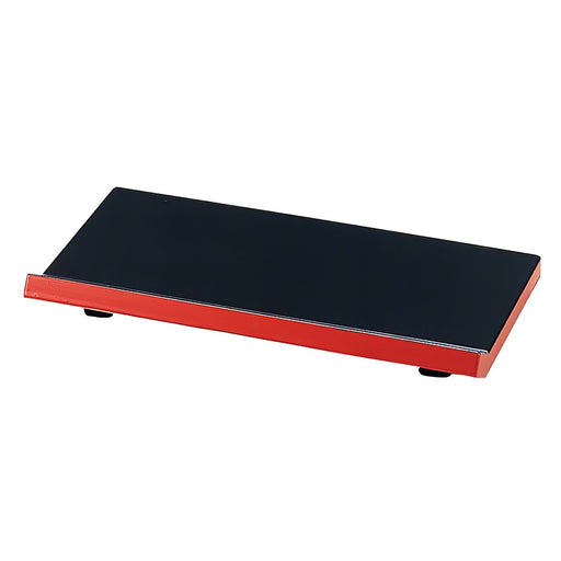 Craft Black Sushi Serving Plate - 23x12cm by Fukui Premium Quality for Elegant Dining-Kiichin - The #1 Place for Japanese Goods in Your Hand!