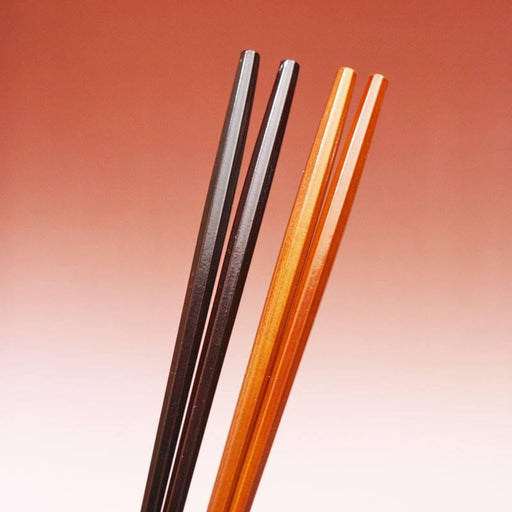 Fukui Craft 22.5Cm Teak Brown Octagonal Non-Slip Chopsticks - Authentic Japanese Priority-Kiichin - The #1 Place for Japanese Goods in Your Hand!