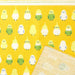 Hama Pattern Parakeet Arrangement Furoshiki - 50Cm Yellow Cloth-Kiichin - The #1 Place for Japanese Goods in Your Hand!