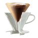Hario V60 Arita Porcelain Handcrafted Pour Over Coffee Dripper (1-2 Cups) + Scoop-Kiichin - The #1 Place for Japanese Goods in Your Hand!