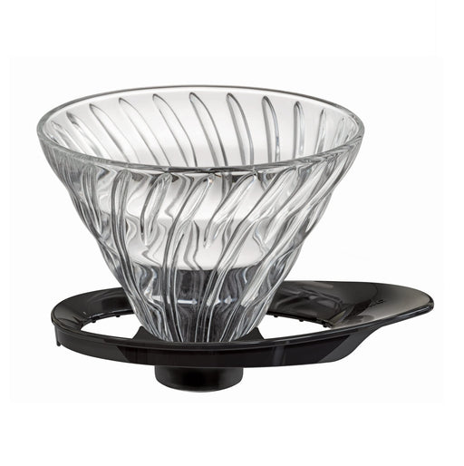 Hario V60 VDGR-02-B Glass Dripper 1-4 Cups Japan Black-Kiichin - The #1 Place for Japanese Goods in Your Hand!