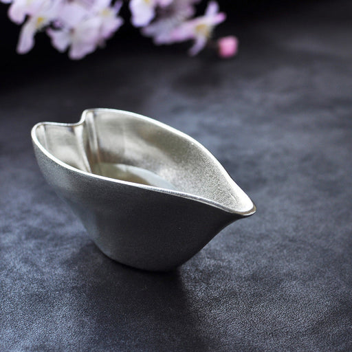Hiracle Tinware Sakura Katakuchi Sake Server - Elegant and Functional Beverage Pourer-Kiichin - The #1 Place for Japanese Goods in Your Hand!