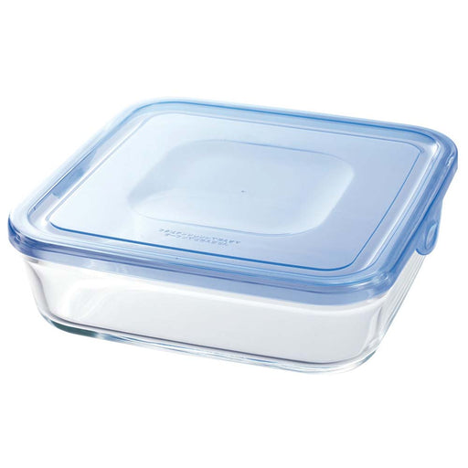 Iwaki 1.2L Square Heat Resistant Glass Food Container-Kiichin - The #1 Place for Japanese Goods in Your Hand!