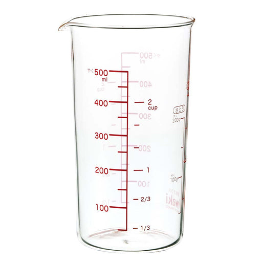 Iwaki 500ml Heat Resistant Glass Measuring Cup-Kiichin - The #1 Place for Japanese Goods in Your Hand!