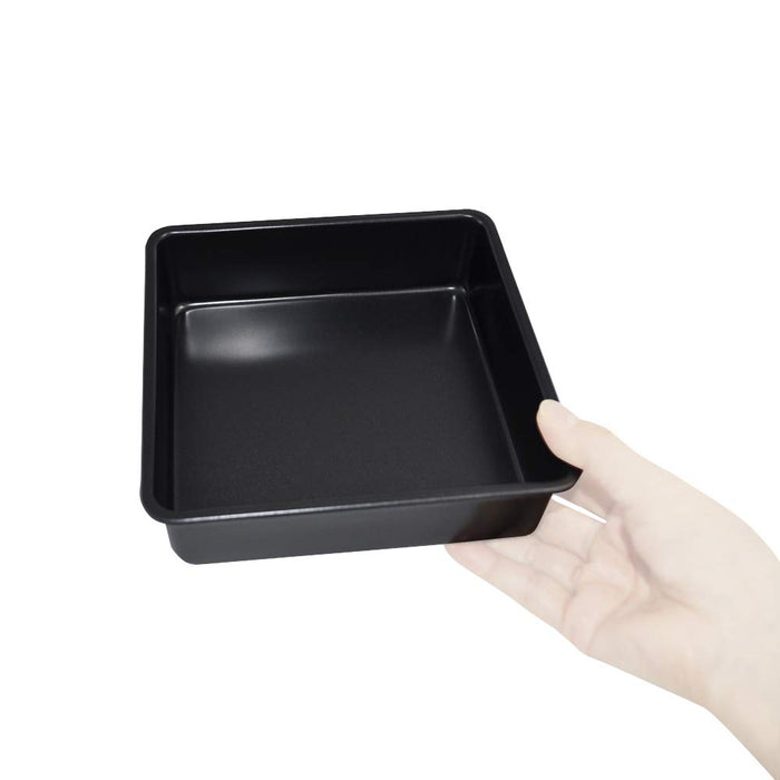 Kai DL6120 Square 15cm Cake Mold - Easy to Clean by Kai Corporation-Kiichin - The #1 Place for Japanese Goods in Your Hand!