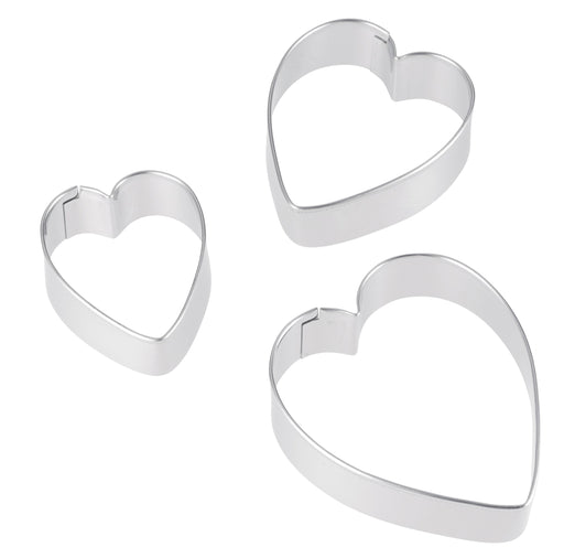 Kai Brand Cookie Cutter Die Set (Long Heart) 3pcs - Kai House Select Japan DL6361-Kiichin - The #1 Place for Japanese Goods in Your Hand!