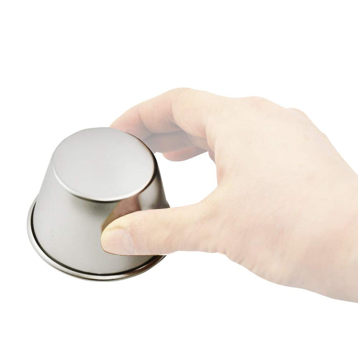 Kai Brand Stainless Steel Pudding & Jelly Mold DL6236 (Medium) Japan-Kiichin - The #1 Place for Japanese Goods in Your Hand!