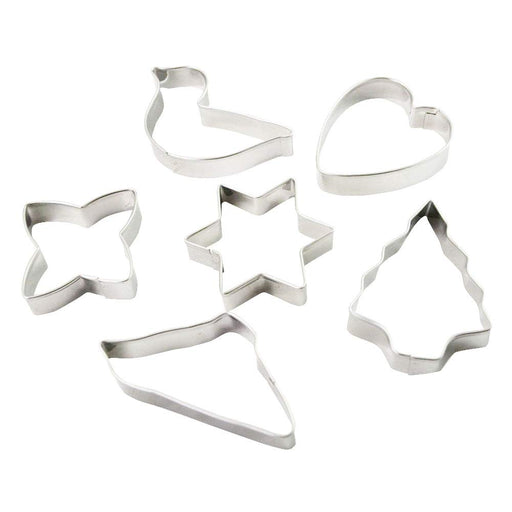 Kai Tree/Star Cookie Cutters Set of 6 - DL6190 Made in Japan by Kai Corporation-Kiichin - The #1 Place for Japanese Goods in Your Hand!