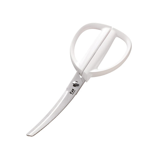 Kai Corp DH2051 Kitchen Scissors w/ Curved Case White-Kiichin - The #1 Place for Japanese Goods in Your Hand!