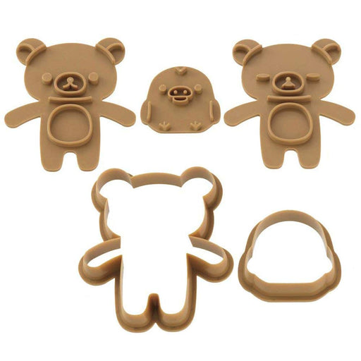 Kai Corporation Rilakkuma Cookie Mold Stamp - Japanese Made Expression Cuddle-Kiichin - The #1 Place for Japanese Goods in Your Hand!