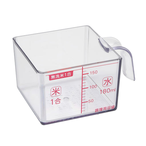 Kai Kitchen DH813 Rice Measuring Cup 1C 180ml Water No-Rinse Clear-Kiichin - The #1 Place for Japanese Goods in Your Hand!