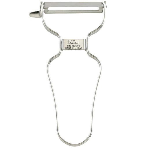 Kai Corporation Stainless Steel Peeler - Made in Japan (DH7163)-Kiichin - The #1 Place for Japanese Goods in Your Hand!