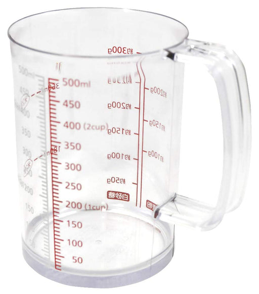 Kai 500ml Heat-Resistant Measuring Cup Pour Anywhere Made in Japan DH7121-Kiichin - The #1 Place for Japanese Goods in Your Hand!