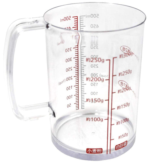 Kai 500ml Heat-Resistant Measuring Cup Pour Anywhere Made in Japan DH7121-Kiichin - The #1 Place for Japanese Goods in Your Hand!