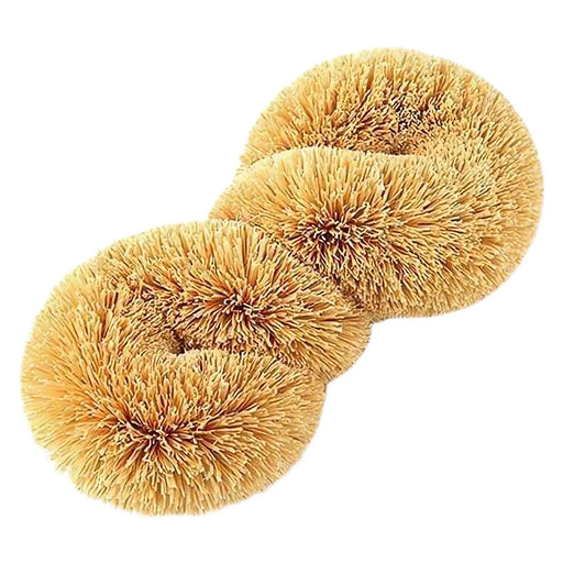 Kamenoko Tawashi Coconut Fiber Dish Scrubber - White-Kiichin - The #1 Place for Japanese Goods in Your Hand!