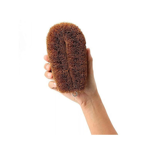 Large Natural Palm Fiber Dish Scrubber from Japan - Kamenoko Tawashi-Kiichin - The #1 Place for Japanese Goods in Your Hand!