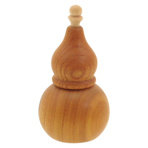 La Luz Gourd Shaped Shichimi Cruet - Small, Natural Wood-Kiichin - The #1 Place for Japanese Goods in Your Hand!