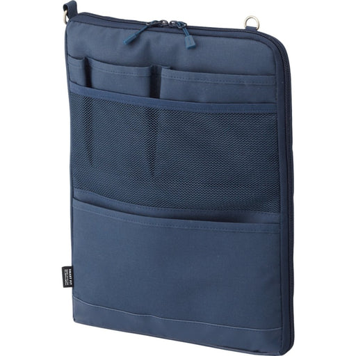 Lihit Lab A4 Vertical Navy Bag In Bag - A7683-11 Japan's Top Priority-Kiichin - The #1 Place for Japanese Goods in Your Hand!