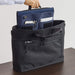 Lihit Lab Cordura Flat Pouch L Black A7768-24 - Premium Japanese-Made Organizer-Kiichin - The #1 Place for Japanese Goods in Your Hand!